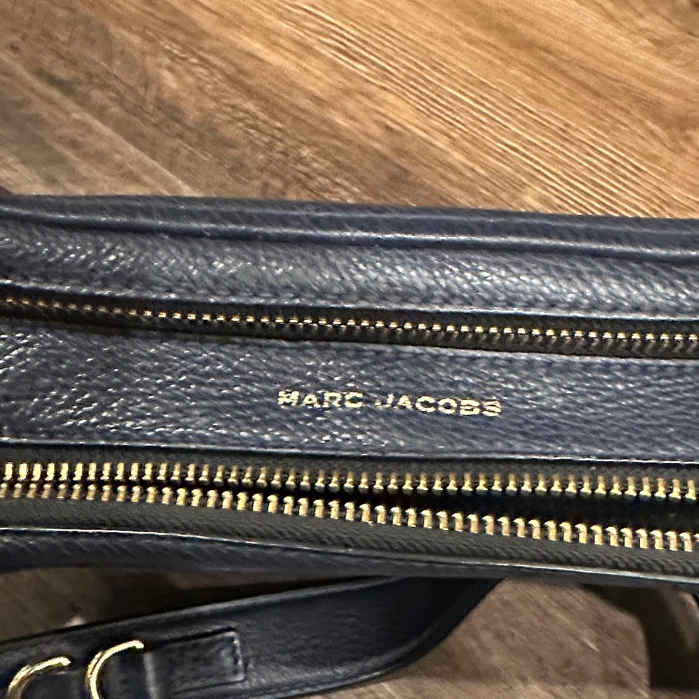 Marc Jacobs Black Leather Snapshot Crossbody Bag - Picture 2 of 5